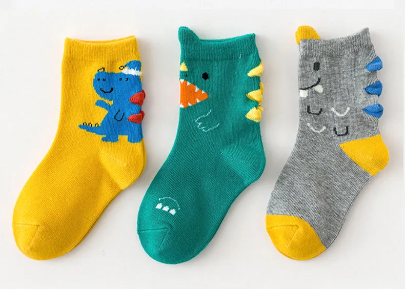 3 Pack Kids' Socks | Cotton | Little Monsters