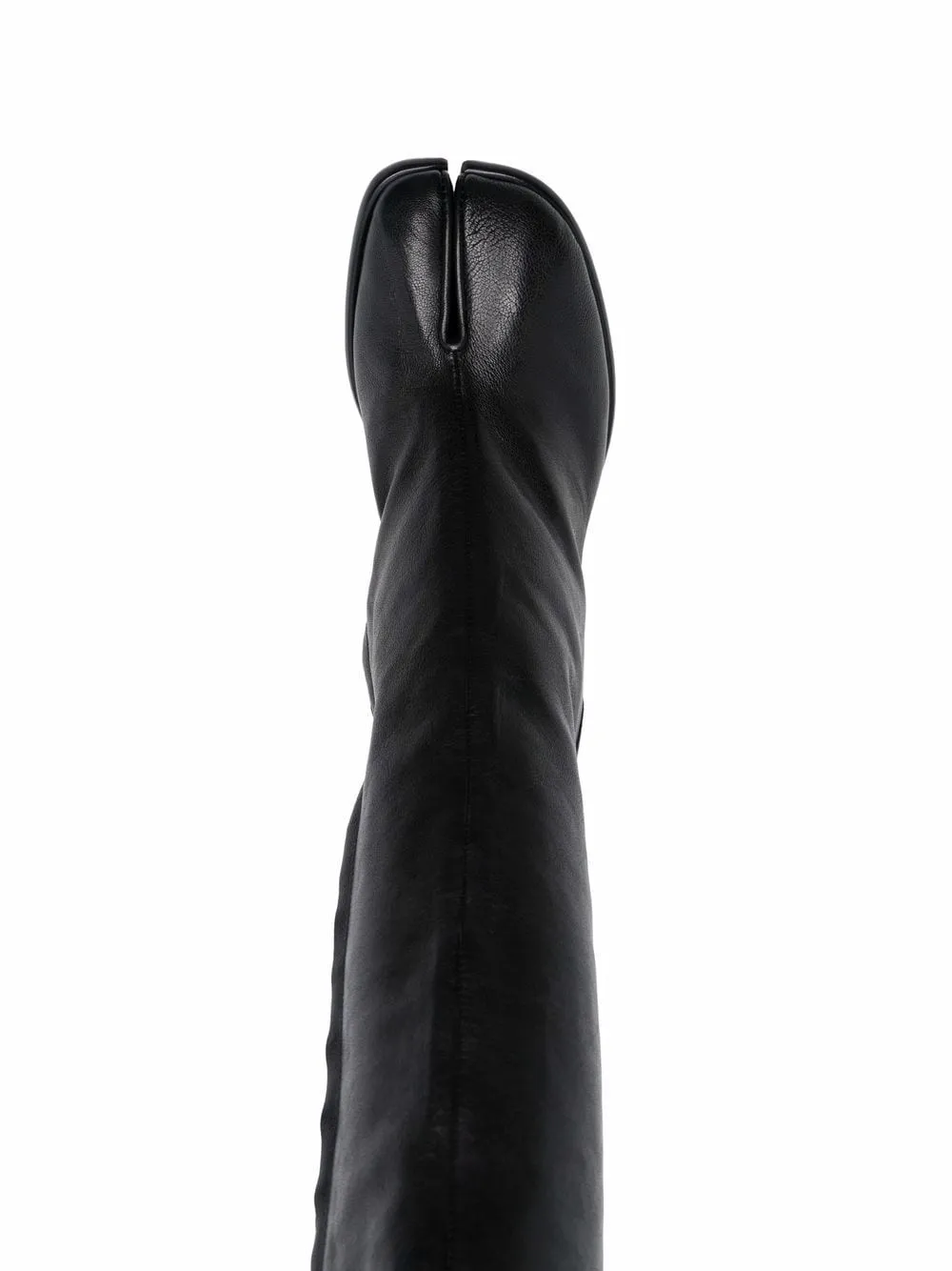 80mm Tabi Knee-High Boots - Black