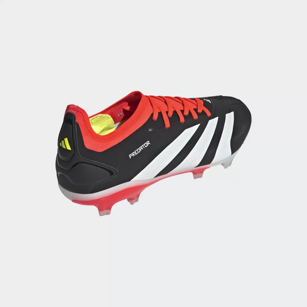 Adidas Predator Pro FG Football Boots (Black/White/Solar Red)