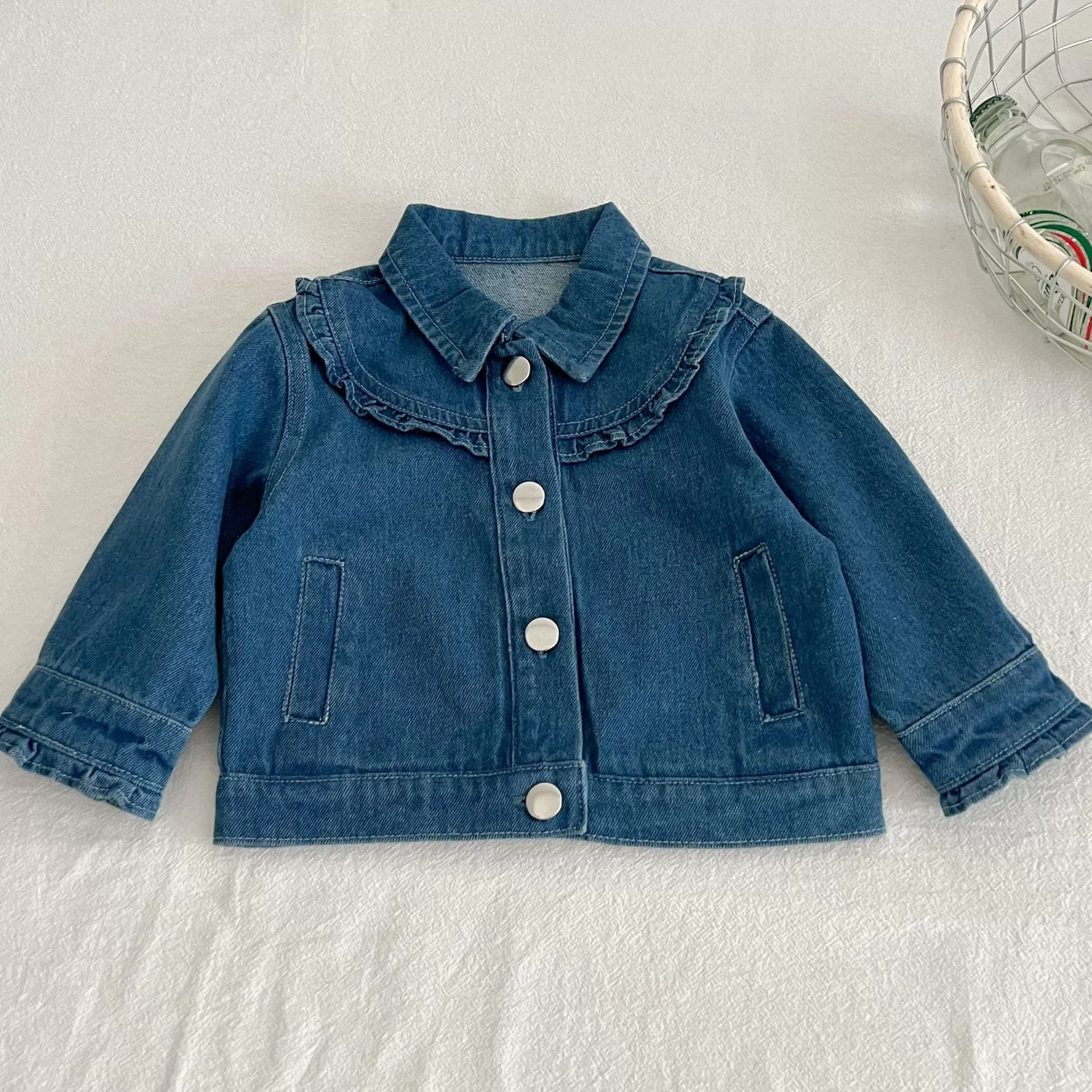 Baby Kid Girls Solid Color Jackets Outwears Wholesale 23113063