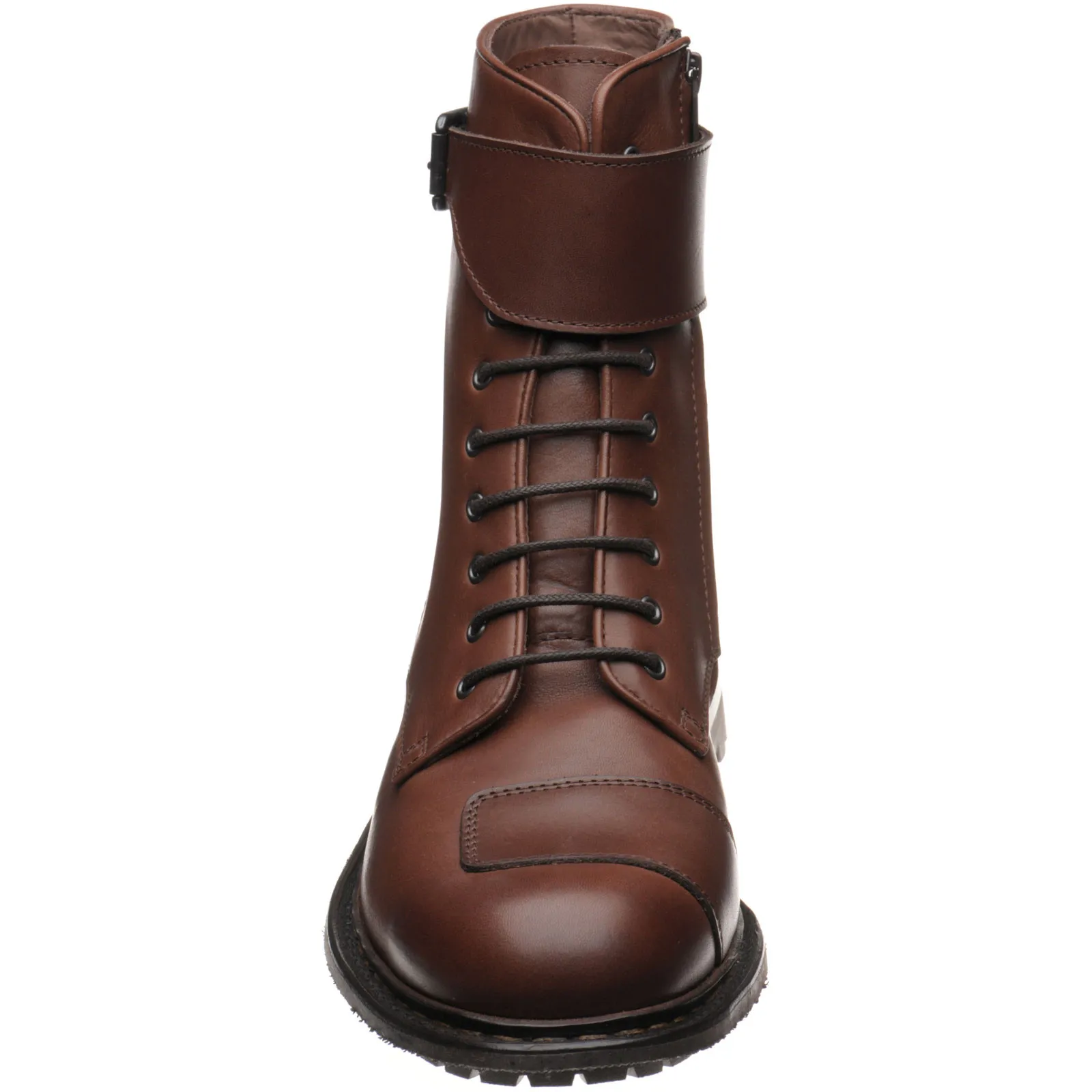 Biker rubber-soled boots