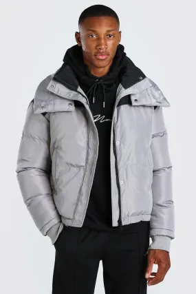 Boxy Puffer | boohooMAN UK