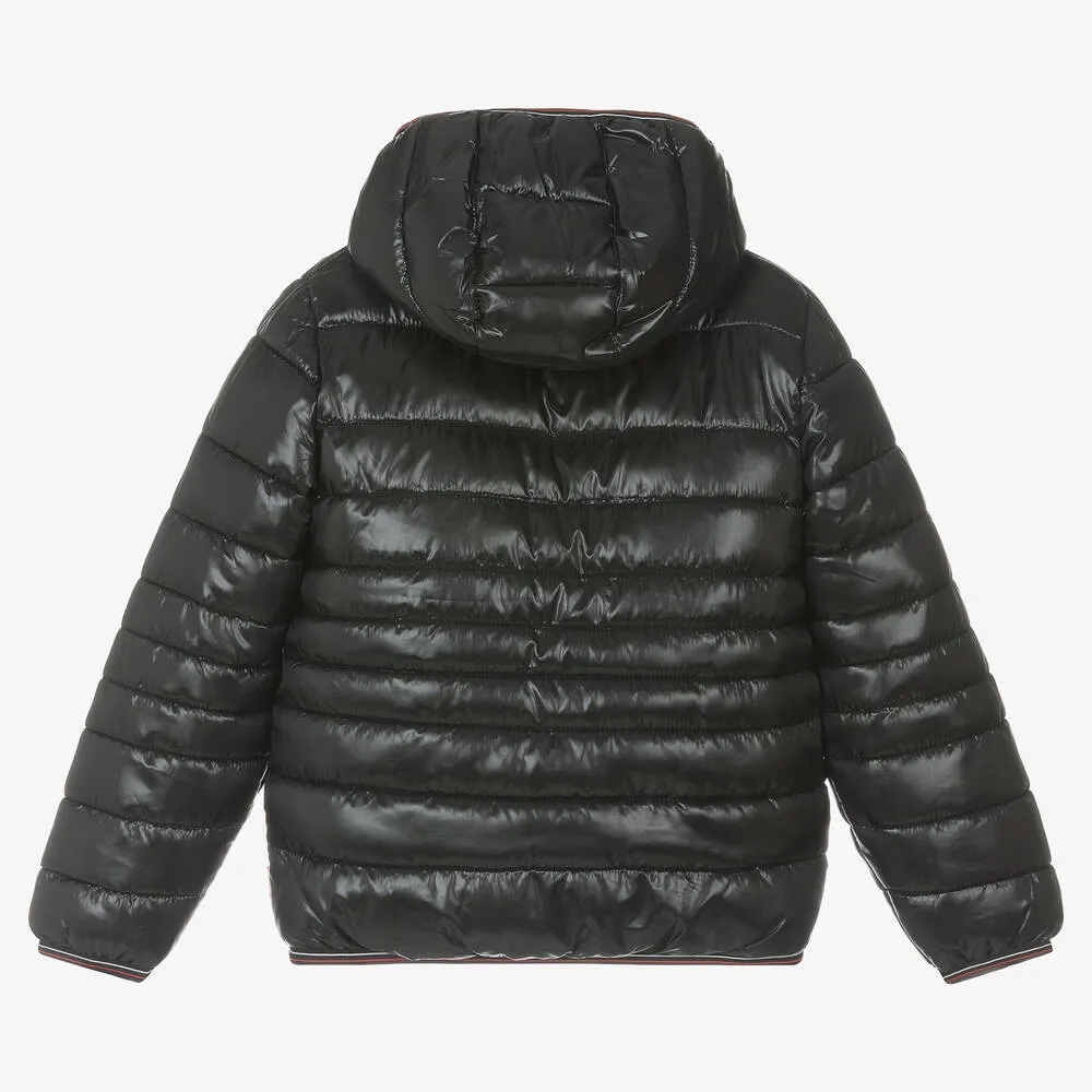 Boys Black Puffer Jacket