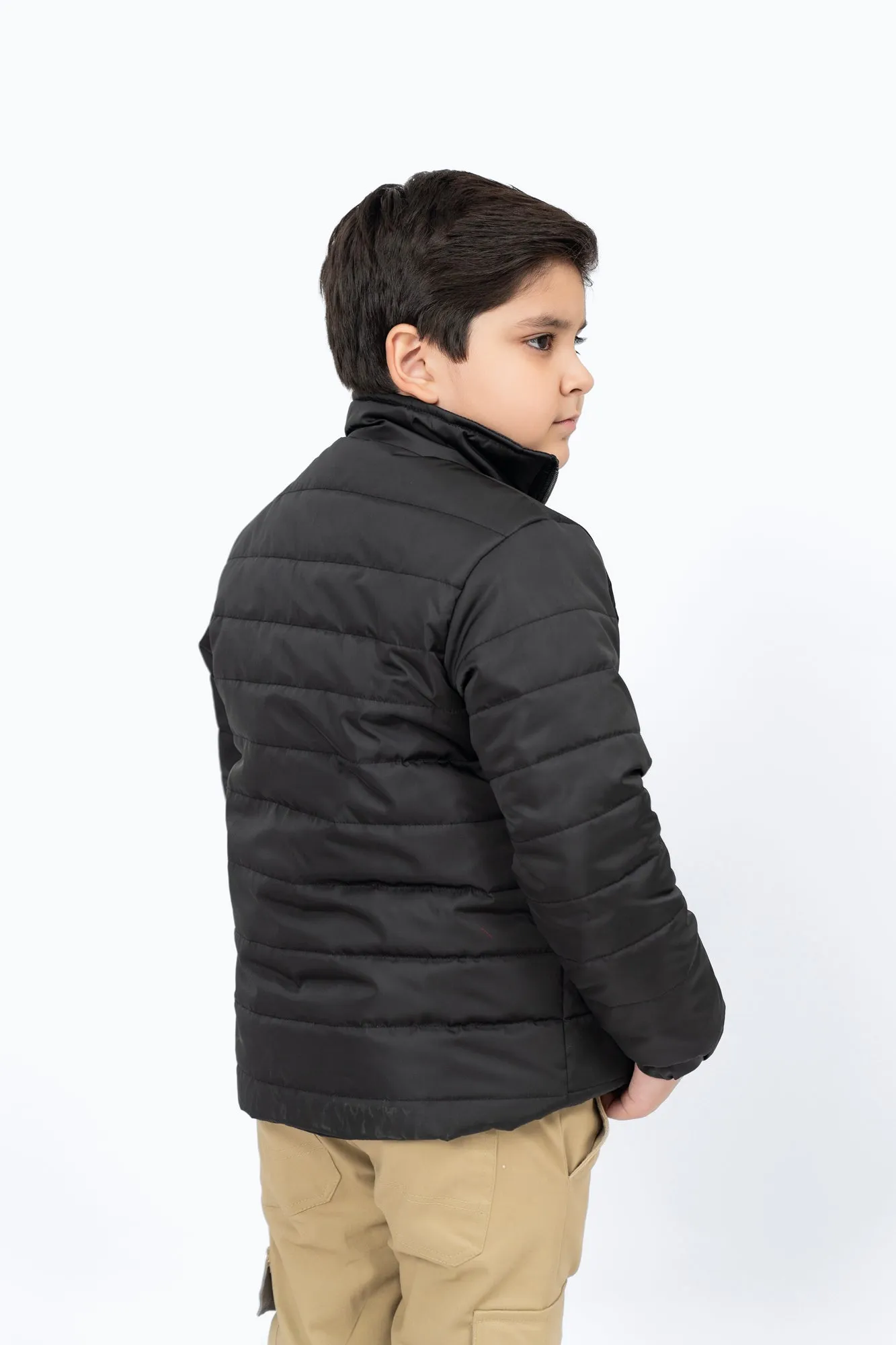 Boys Puffer Jacket - Black