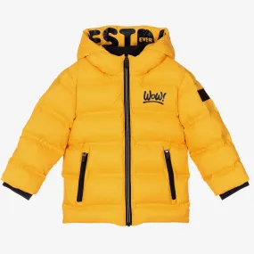 Boys Yellow Puffer Jacket