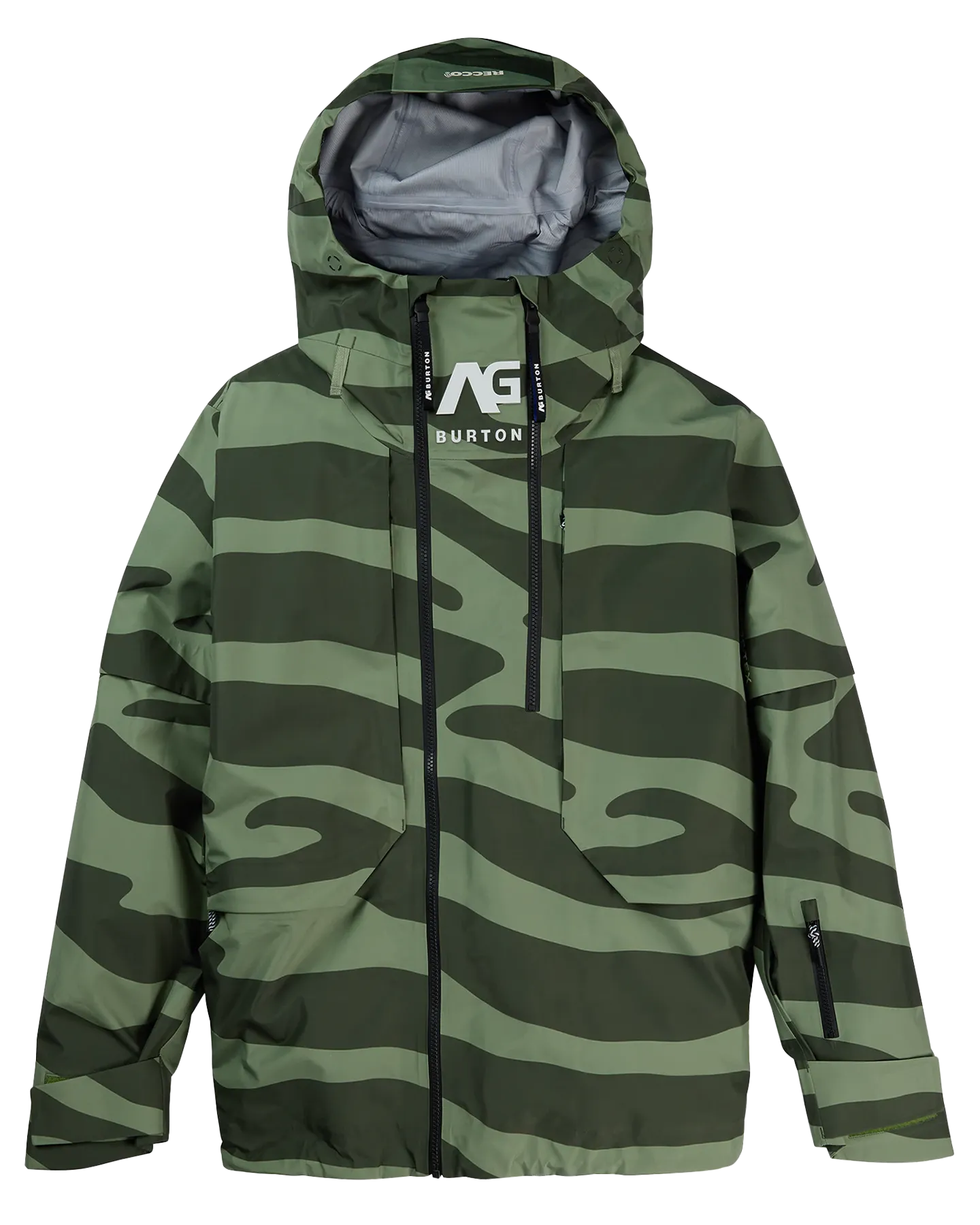 Burton Men's Analog Hardpack Gore-Tex 3L Snow Jacket - Hedge Green Zebra - 2024 | Shop Coats & Jackets at Trojan Wake Sk