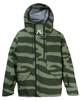 Burton Men's Analog Hardpack Gore-Tex 3L Snow Jacket - Hedge Green Zebra - 2024 | Shop Coats & Jackets at Trojan Wake Sk