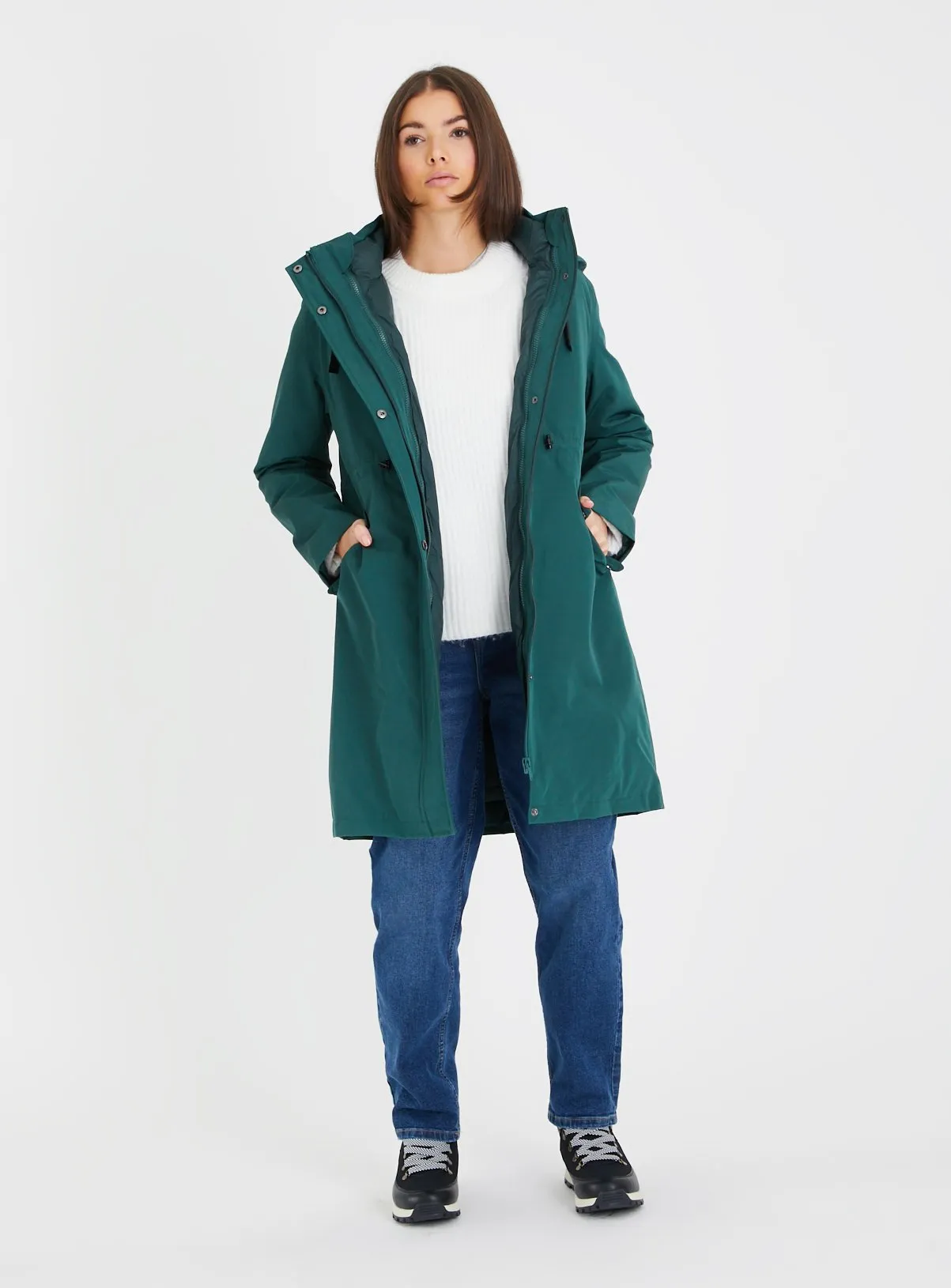 Buy Green Technical Waterproof Coat 10 | Coats | Tu