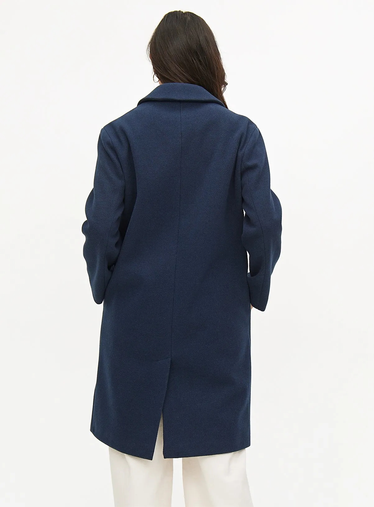 Buy Navy Twill Tailored Coat 18 | Coats | Tu