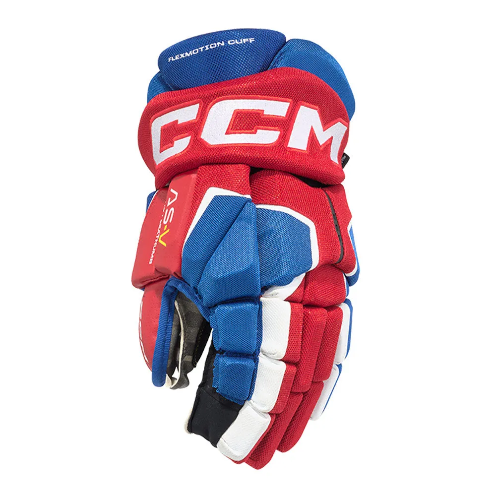 CCM TACKS AS-V JUNIOR HOCKEY GLOVES