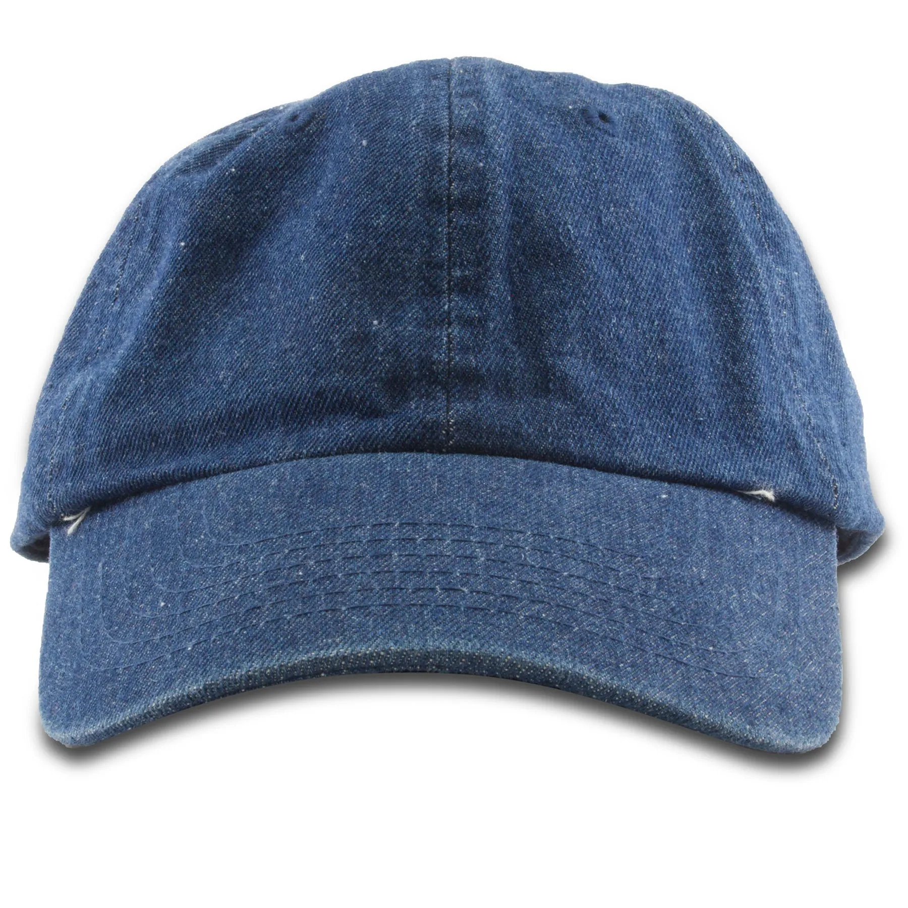 Dark Denim Blank Adjustable Dad Hat