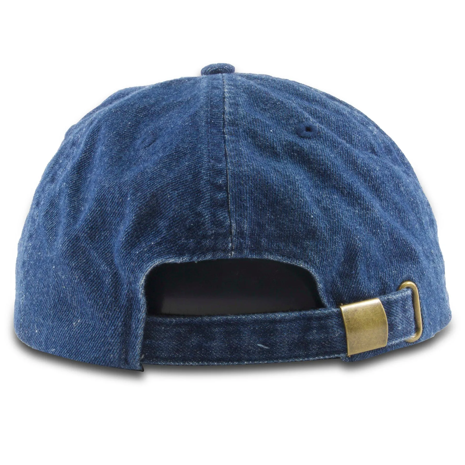 Dark Denim Blank Adjustable Dad Hat