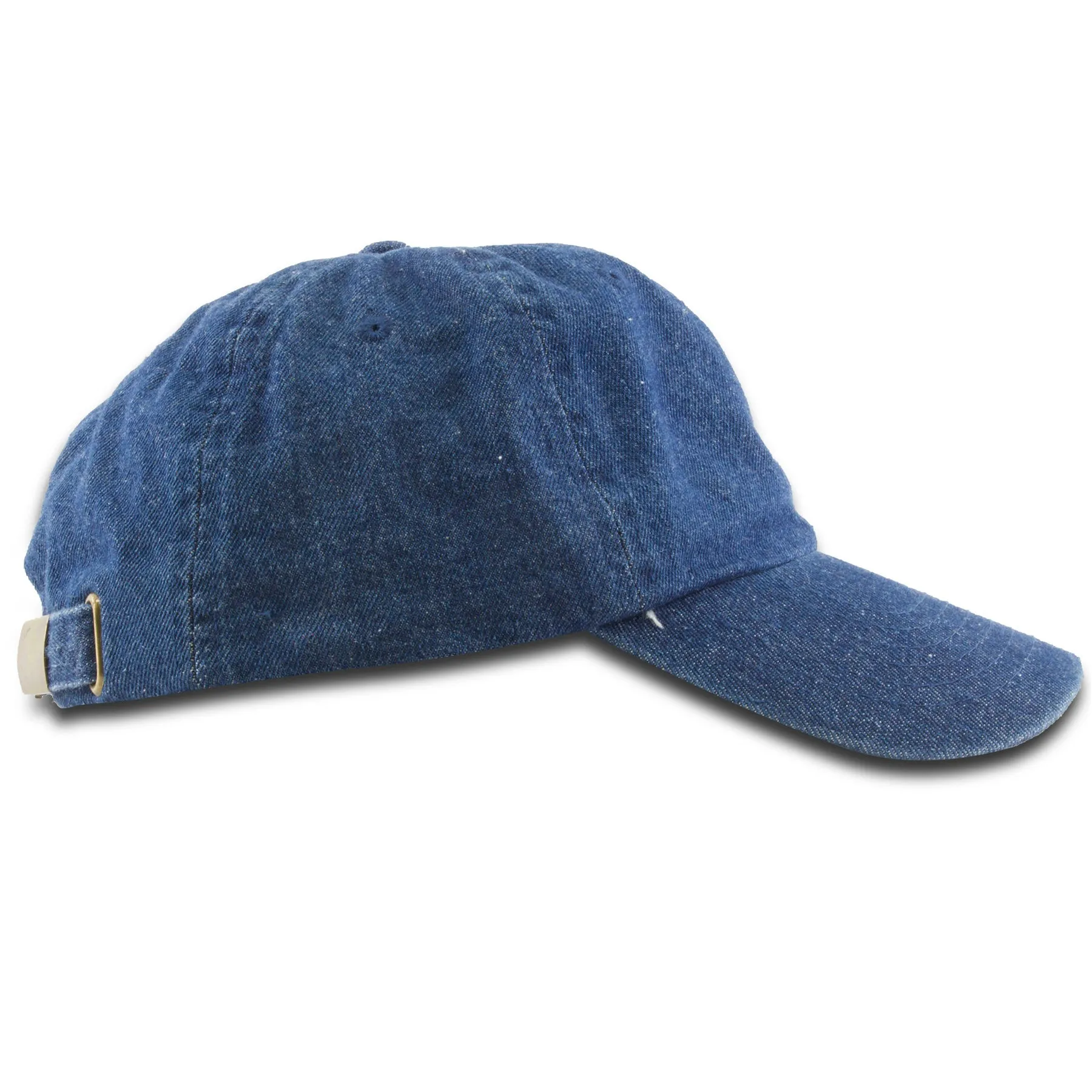 Dark Denim Blank Adjustable Dad Hat