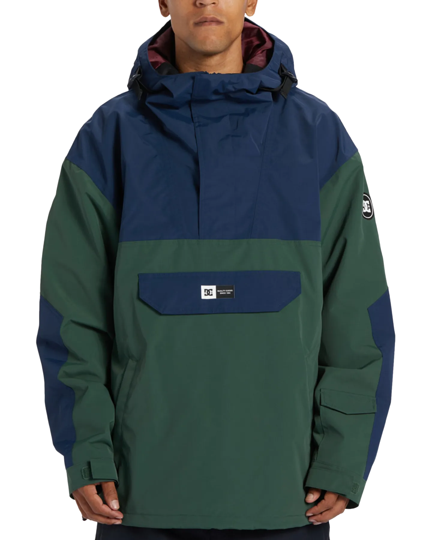 DC DC-43 Technical Anorak Snow Jacket - Dress Blues | Shop Coats & Jackets at Trojan Wake Ski Snow & Snow Skiers Warehou