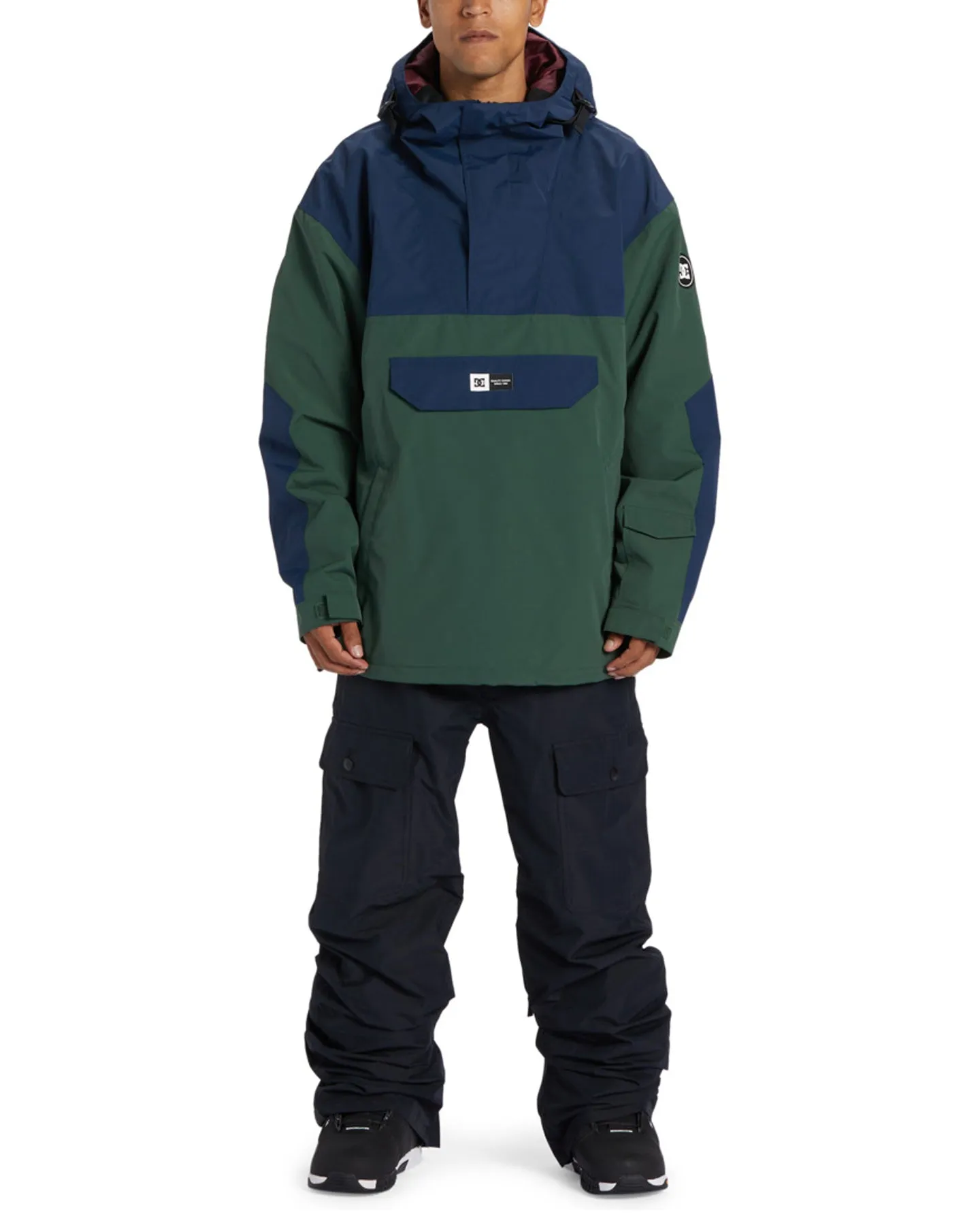 DC DC-43 Technical Anorak Snow Jacket - Dress Blues | Shop Coats & Jackets at Trojan Wake Ski Snow & Snow Skiers Warehou