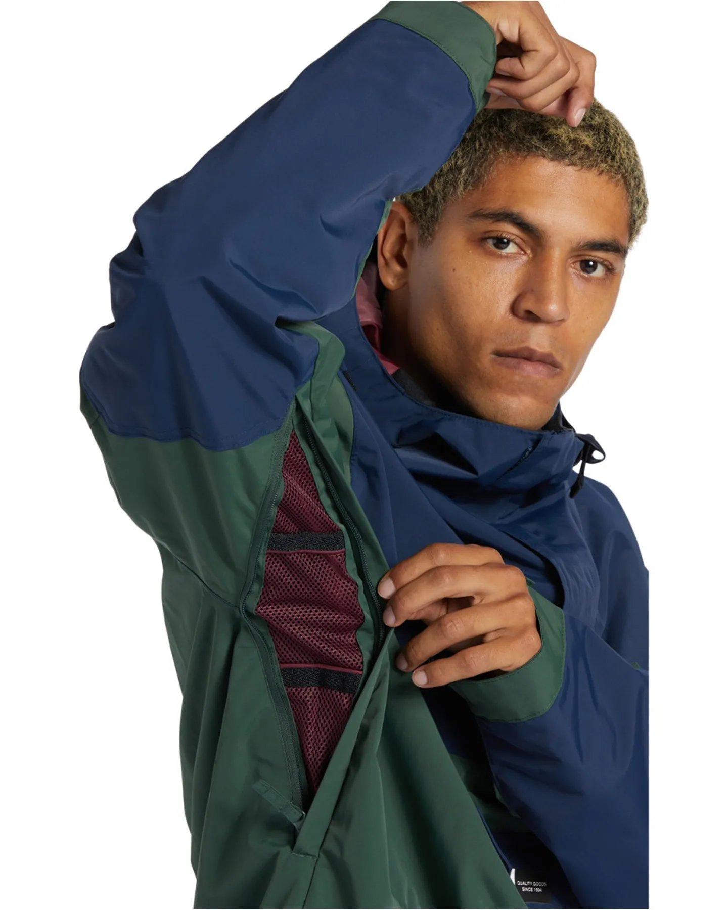 DC DC-43 Technical Anorak Snow Jacket - Dress Blues | Shop Coats & Jackets at Trojan Wake Ski Snow & Snow Skiers Warehou