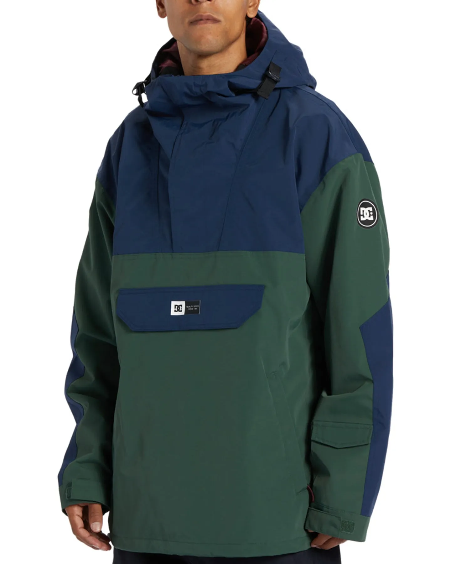 DC DC-43 Technical Anorak Snow Jacket - Dress Blues | Shop Coats & Jackets at Trojan Wake Ski Snow & Snow Skiers Warehou