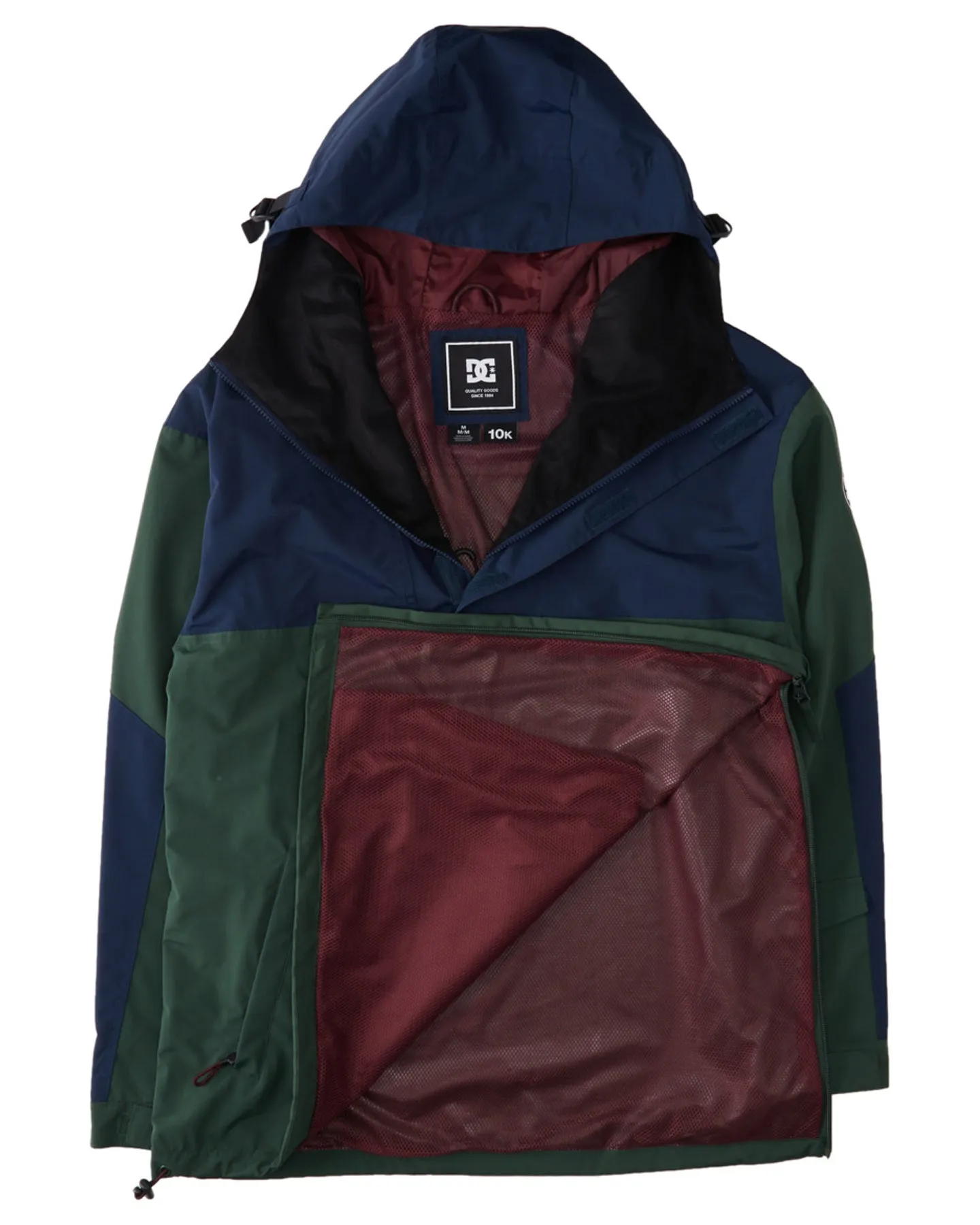 DC DC-43 Technical Anorak Snow Jacket - Dress Blues | Shop Coats & Jackets at Trojan Wake Ski Snow & Snow Skiers Warehou