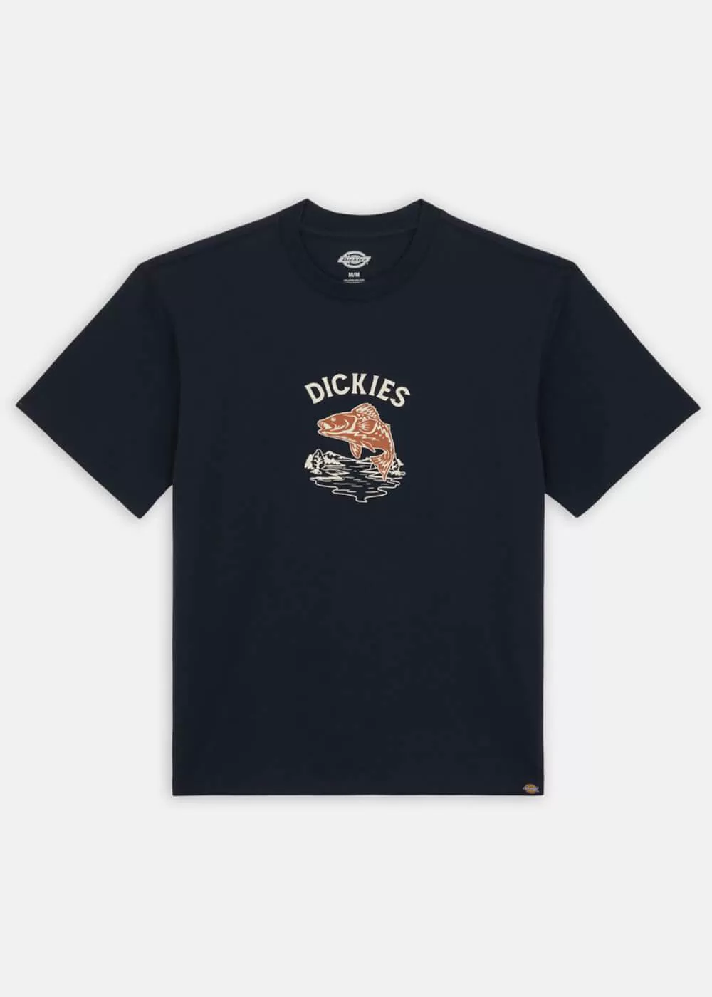 Dickies Men's Dumfries Fish T-Shirt Dark Navy