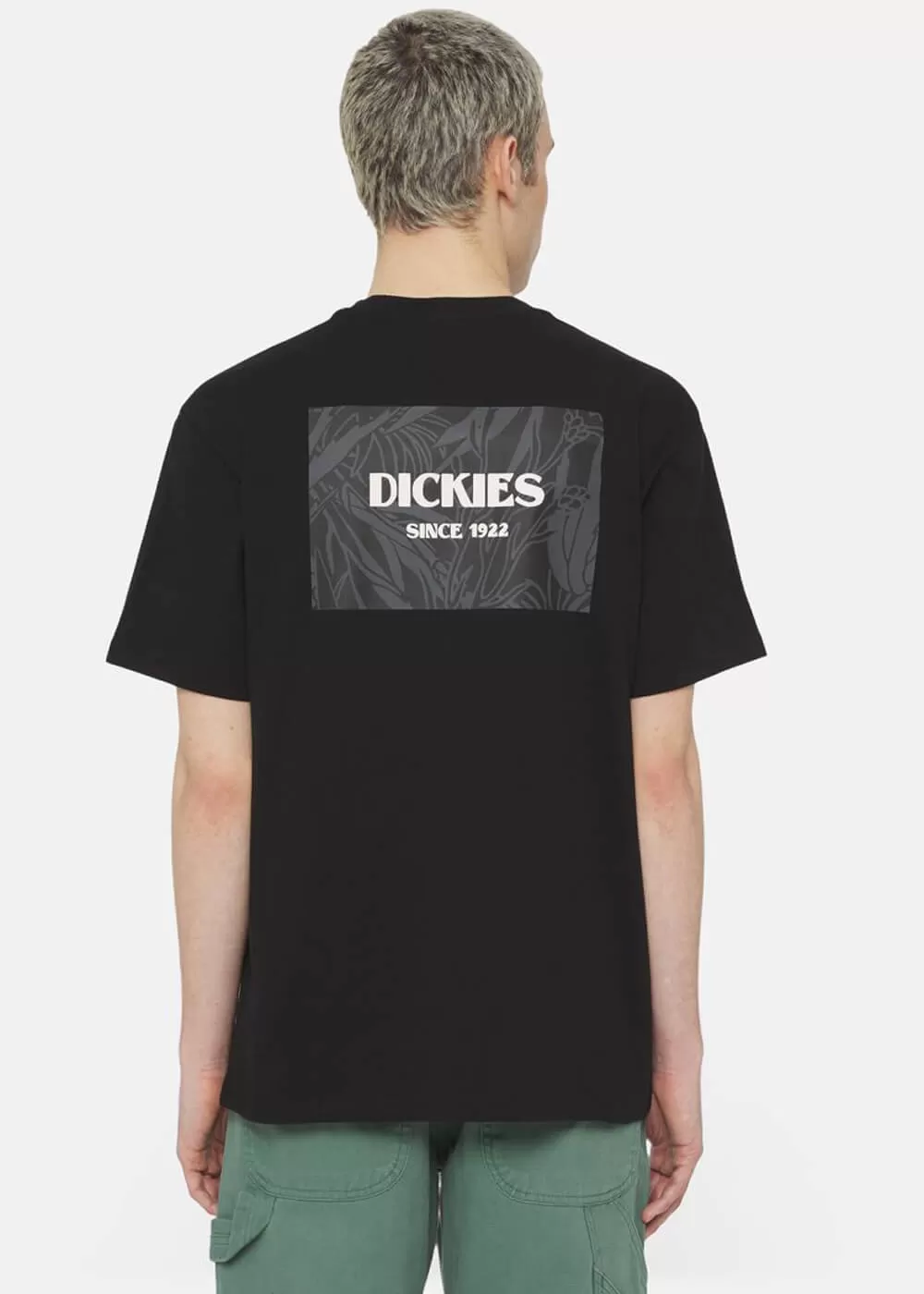 Dickies Men's Max Meadows Leaf T-Shirt Black