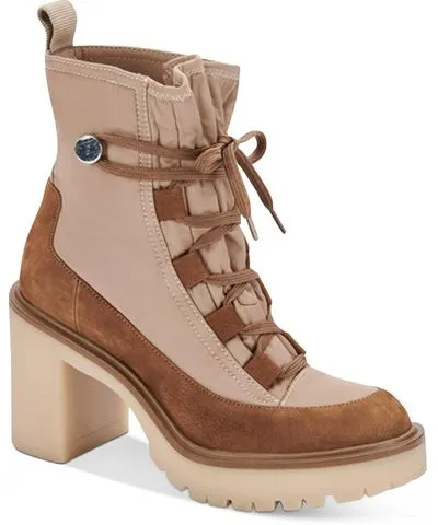 Dolce Vita Celida Womens Solid Ankle Combat & Lace-up Boots