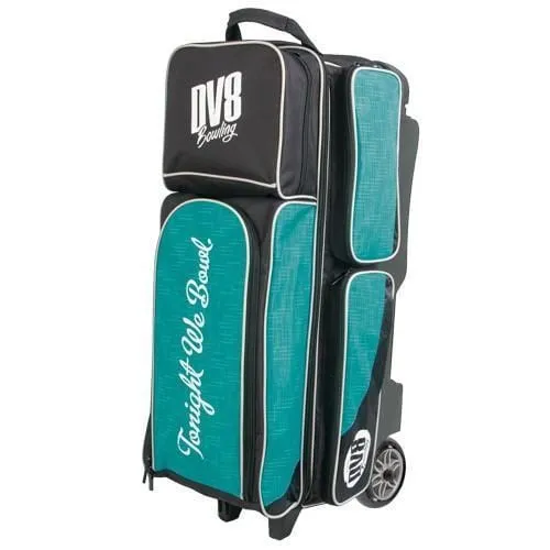 DV8 Circuit Triple Roller Bowling Bag Teal