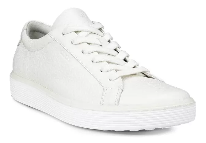 Ecco 219203-01007 Soft 60 Womens Leather Lace Up Trainer