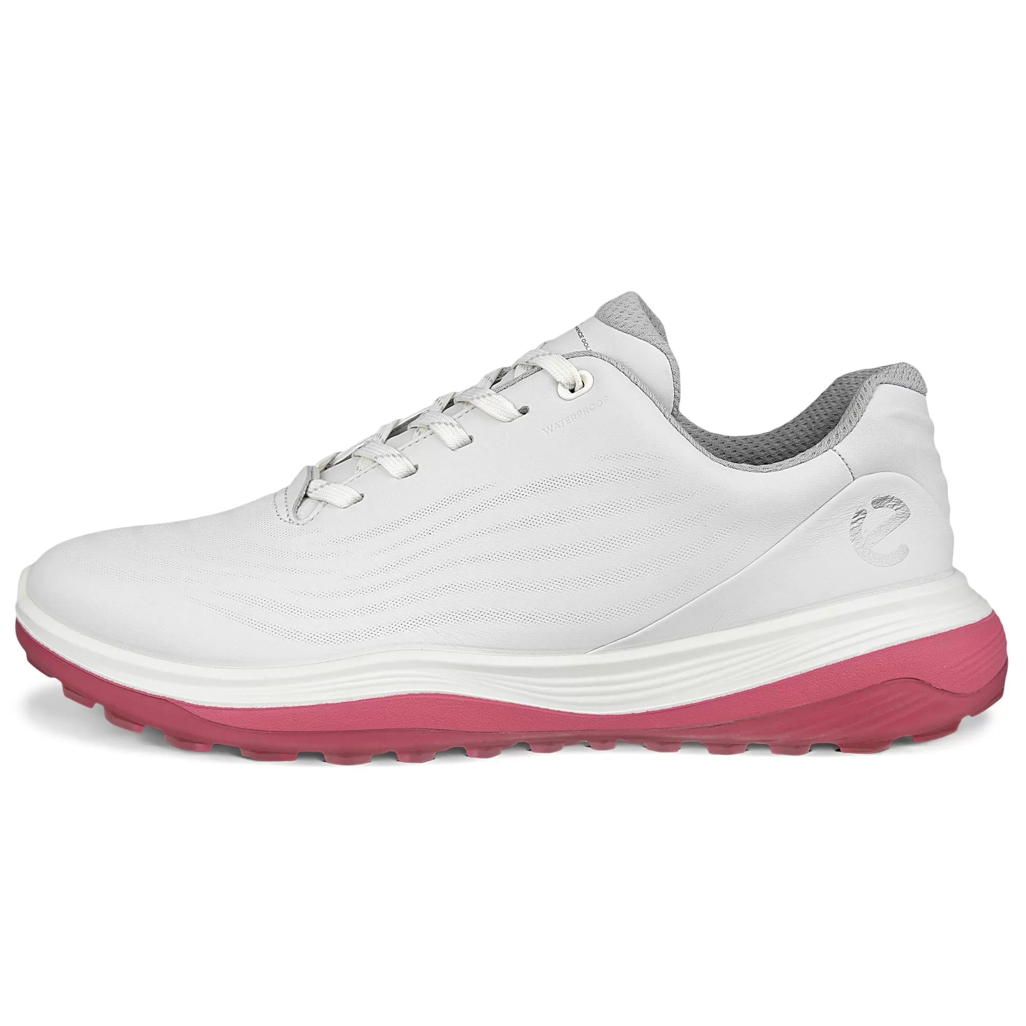 Ecco LT1 Ladies Golf Shoes White/Bubble Gum