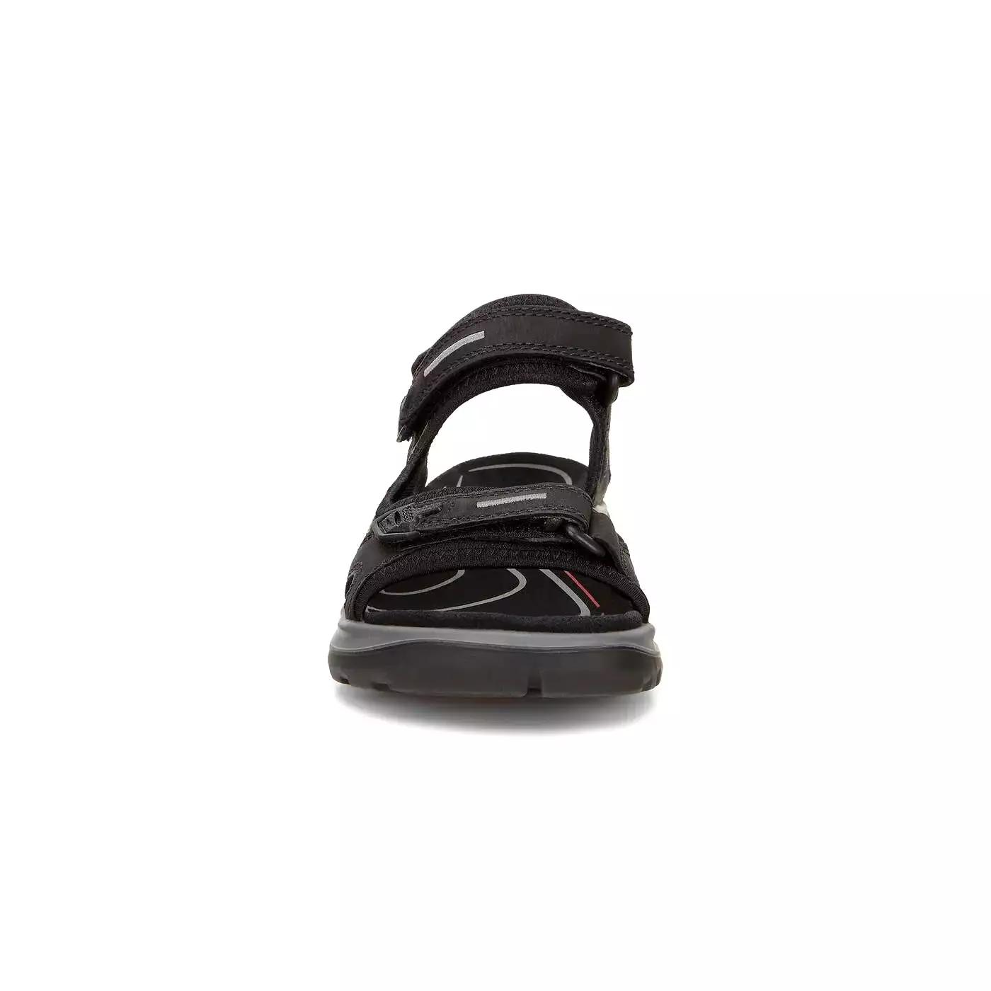 Ecco Women's Yucatan Sandal - Black/Mole/Black