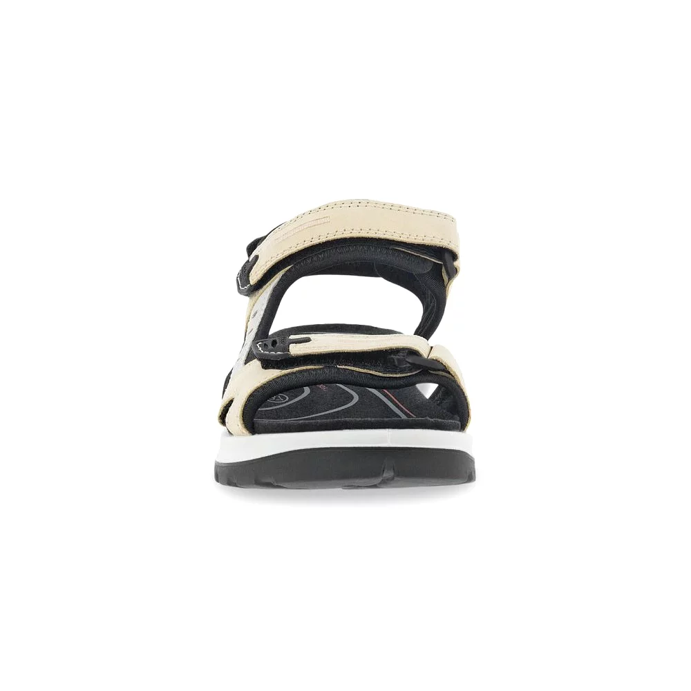 Ecco Women's Yucatan Sandal - Straw/Shadow White