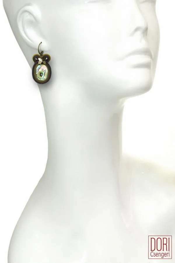 Frankie Abalone Earrings