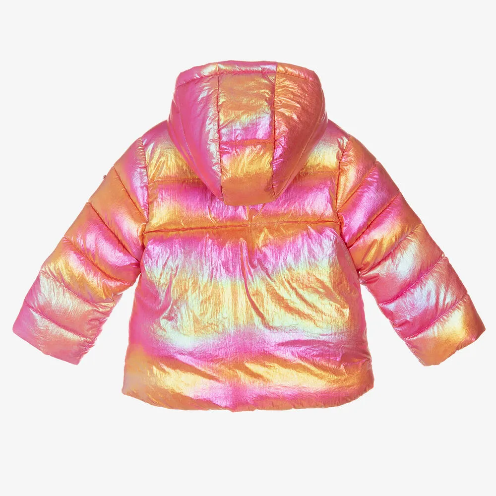 Girls Pink Puffer Jacket