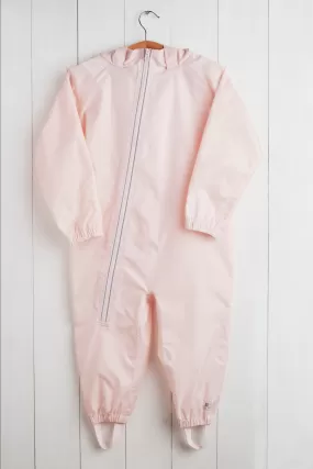 GRASS & AIR - Toddler Puddlesuit in Baby Pink