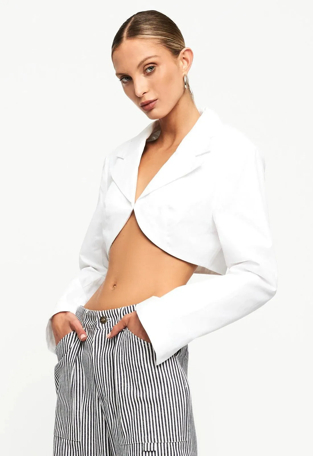 Gwyneth Crop Shirt by Lioness - FINAL SALE