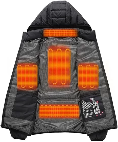 Heated Jackets For Women with 10000mAh Battery Pack Included - Windproof Water Resistant