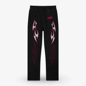 Hellstar Sports Sweatpants 'Future Flame' Black SS24