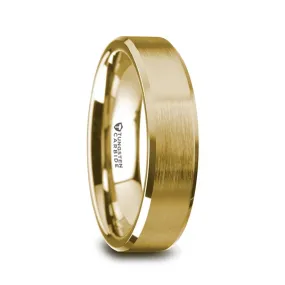 Honor Gold Plated Tungsten Band