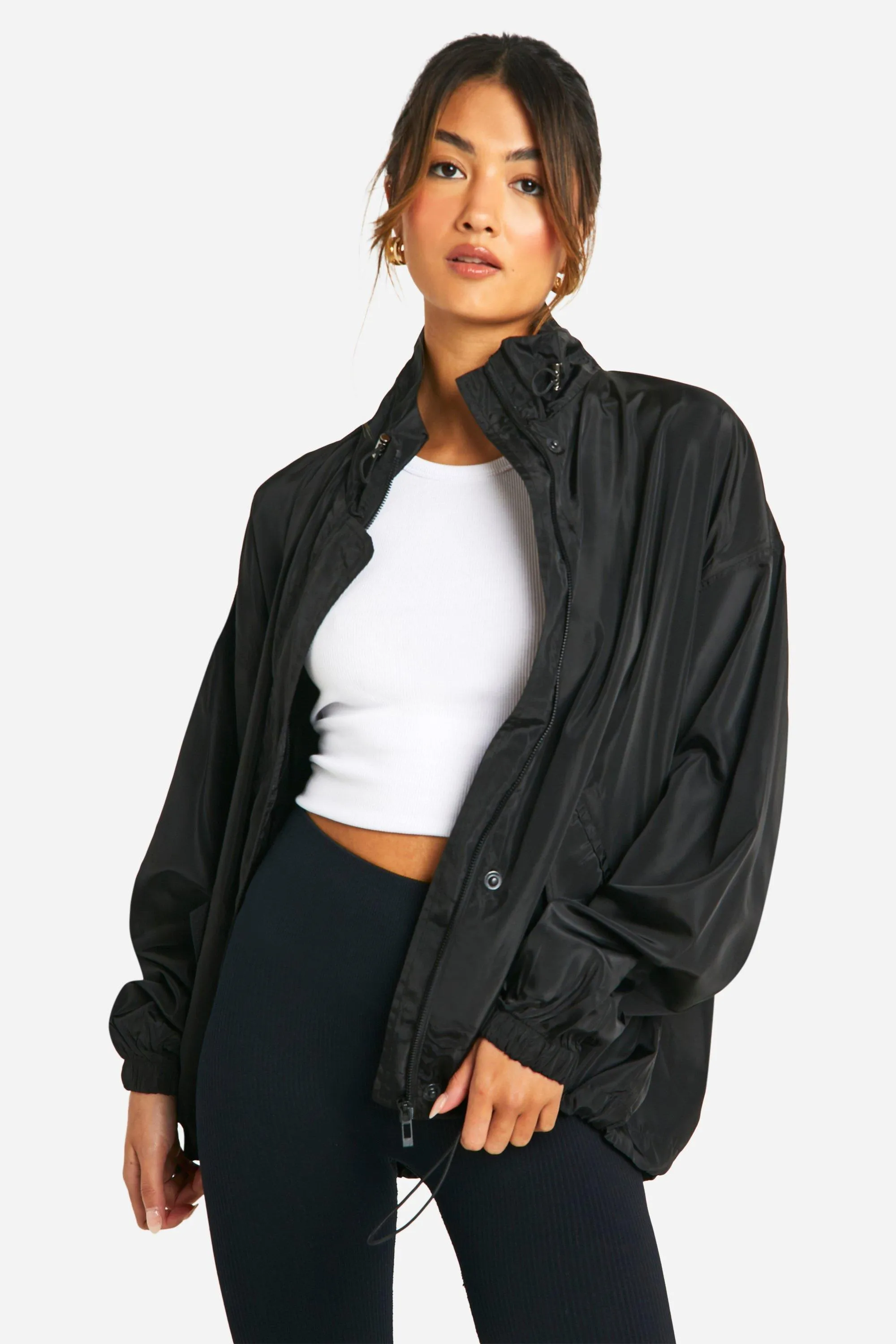 Jackets & Coats | Toggle Detail Oversized Jacket | boohoo