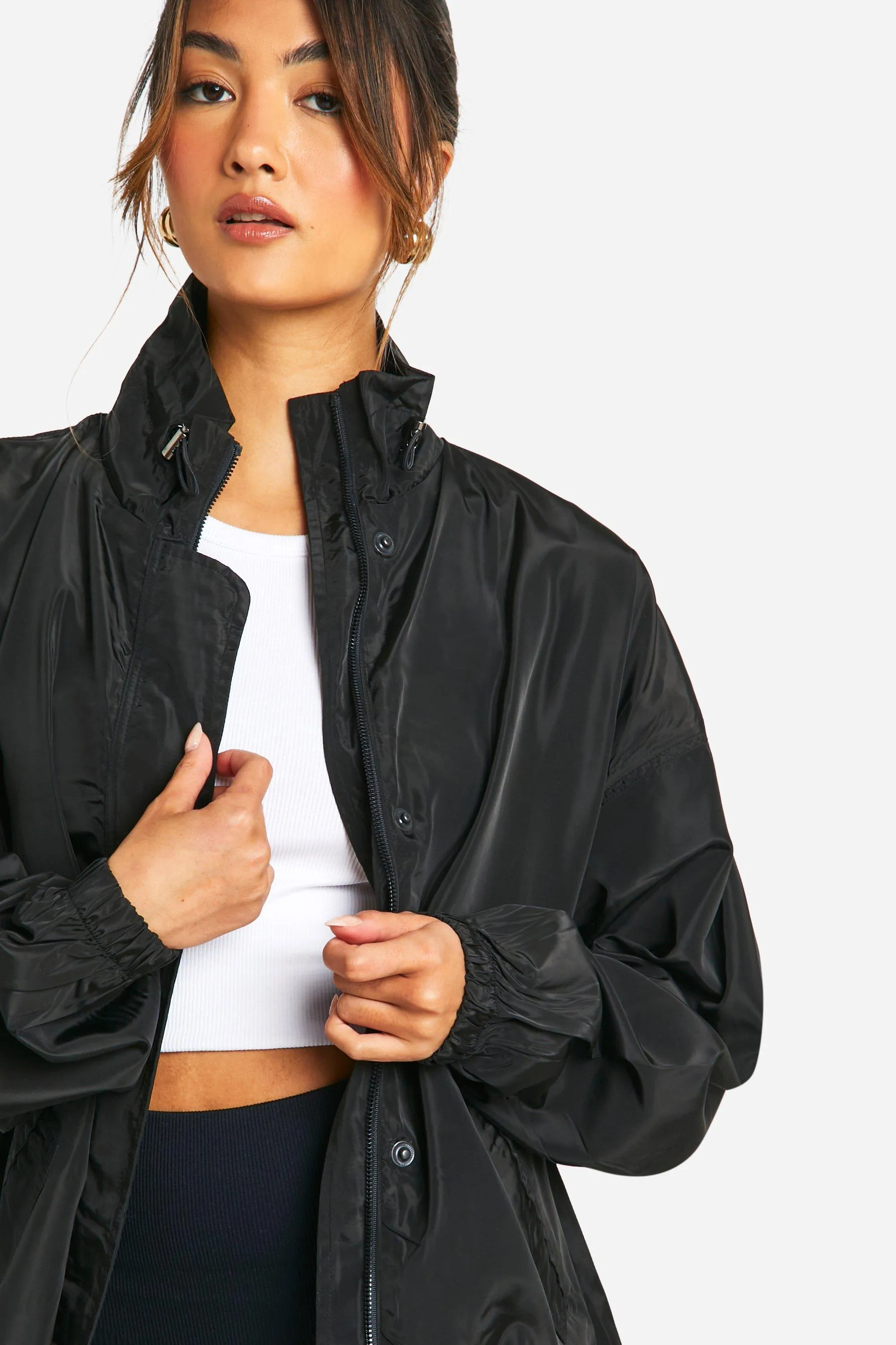 Jackets & Coats | Toggle Detail Oversized Jacket | boohoo