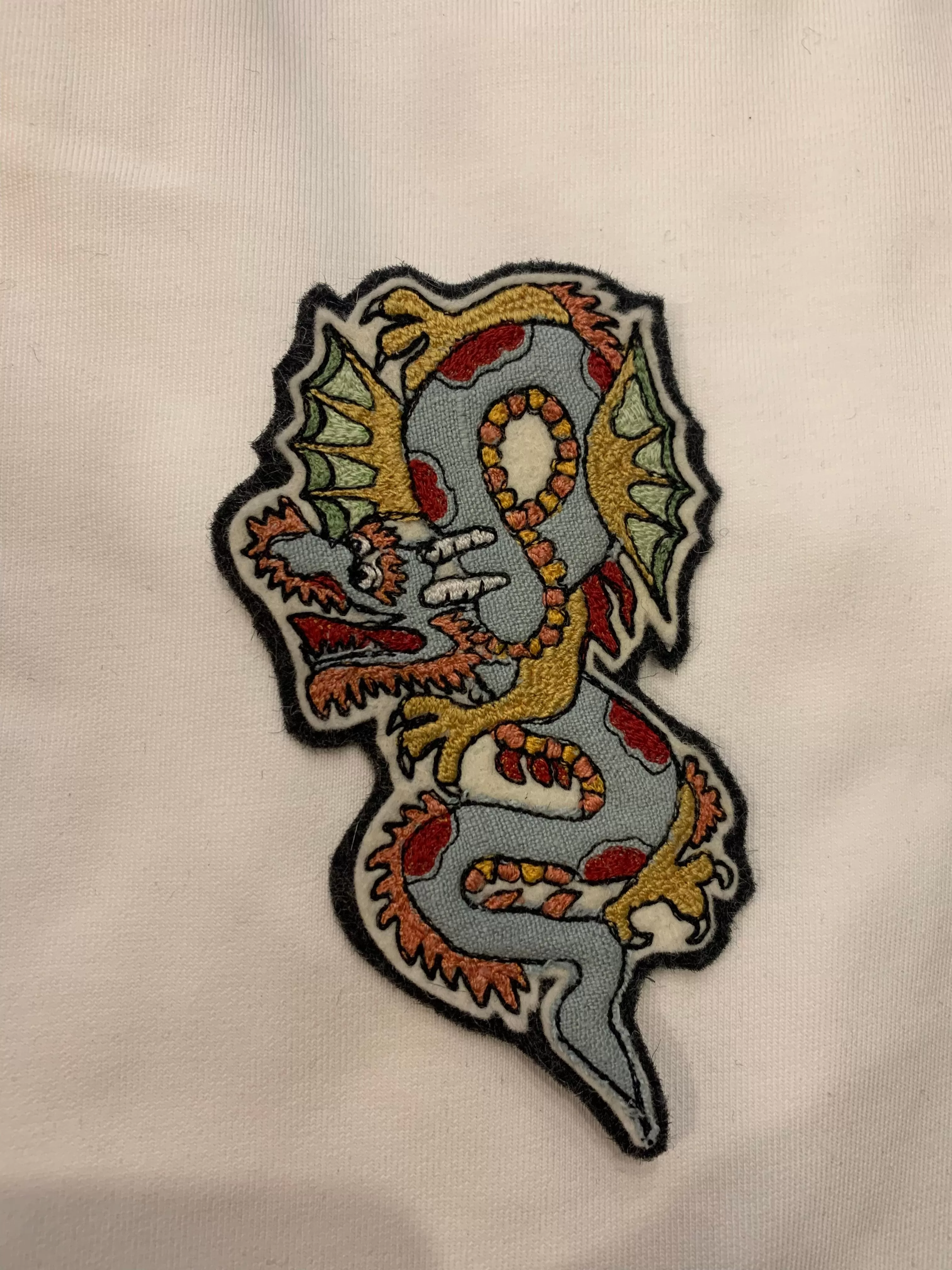 Japanese Dragon Hand Stitched Patch (Working Title exclusive)