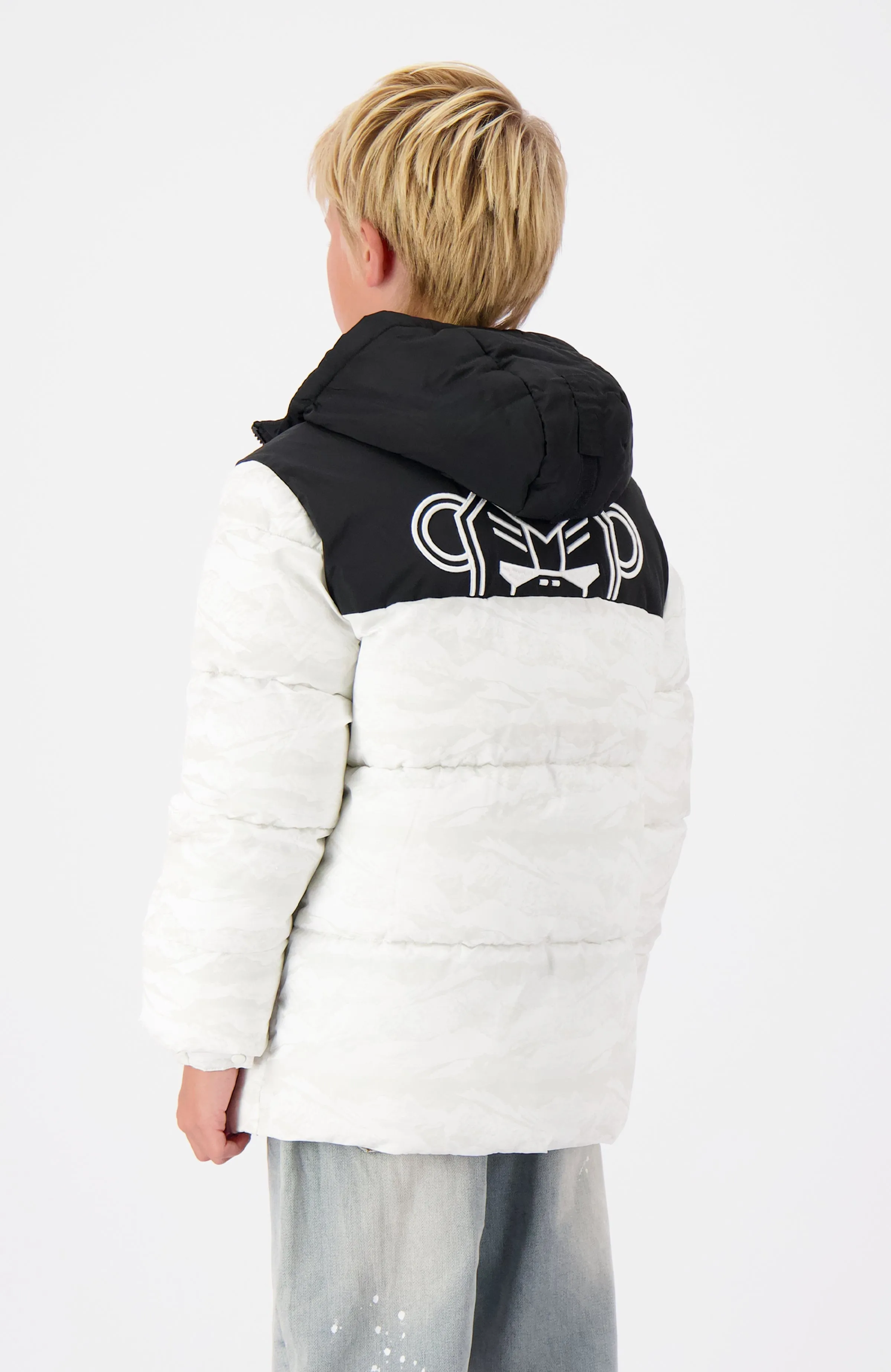 JR. PEEK FREEZE PUFFER JACKET | White