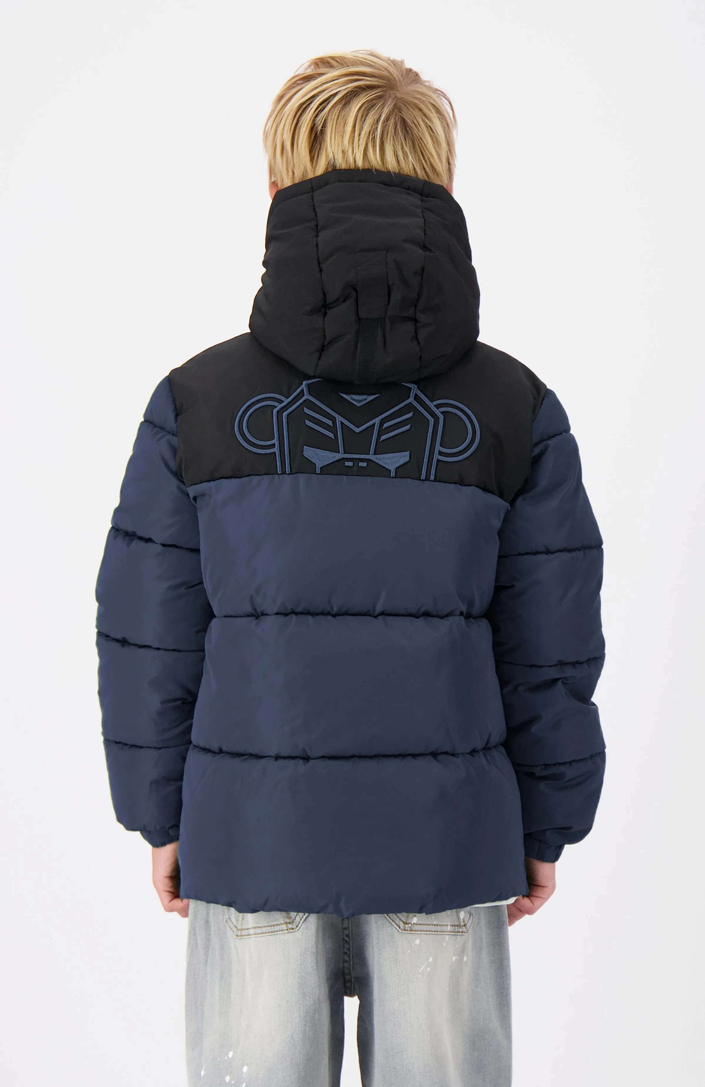 JR. PEEK PUFFER JACKET | Navy