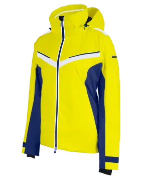 Karbon Solitare Diamond Tech Women's Snow Jacket - Lemon | Shop Coats & Jackets at Trojan Wake Ski Snow & Snow Skier