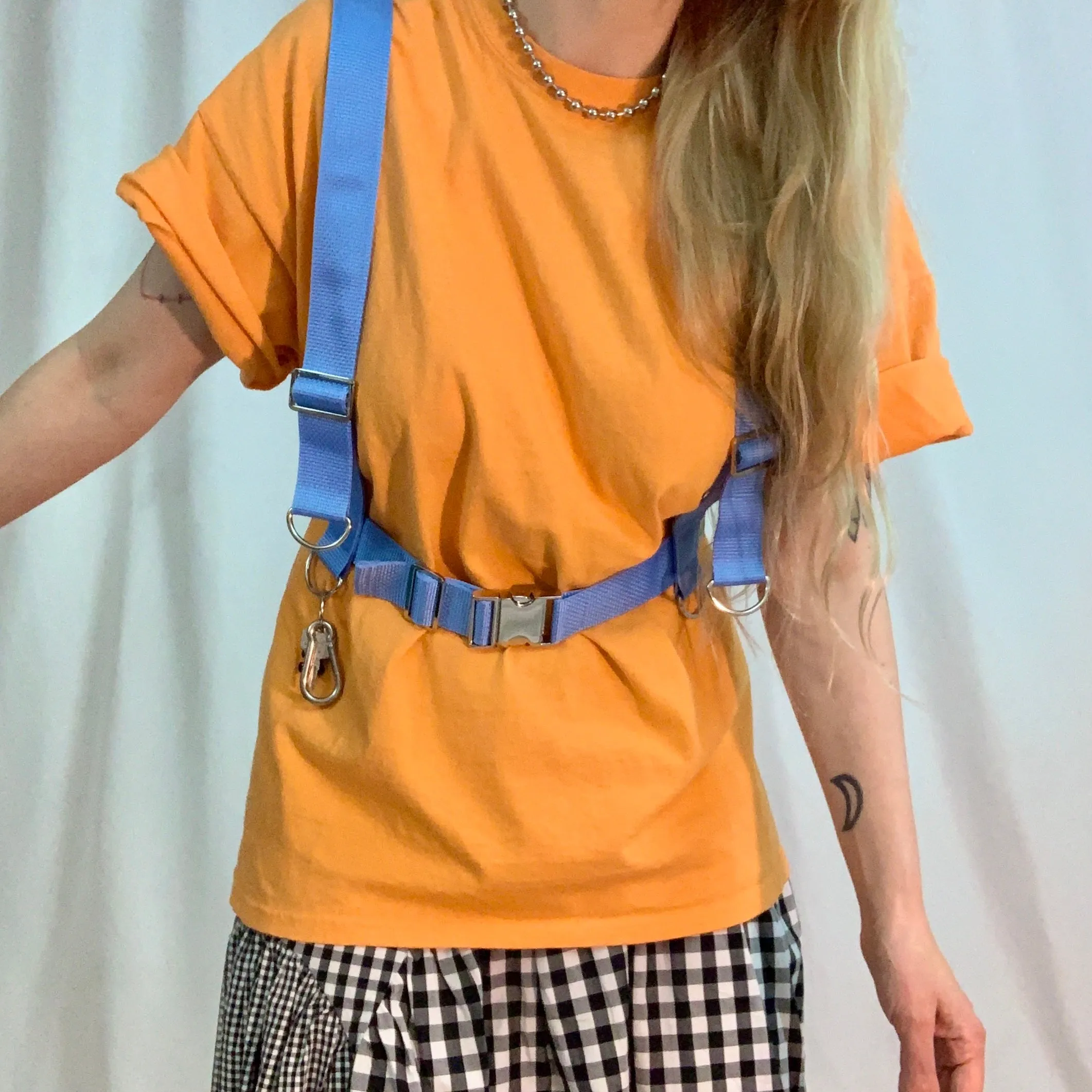 Kate cornflower blue utility harness