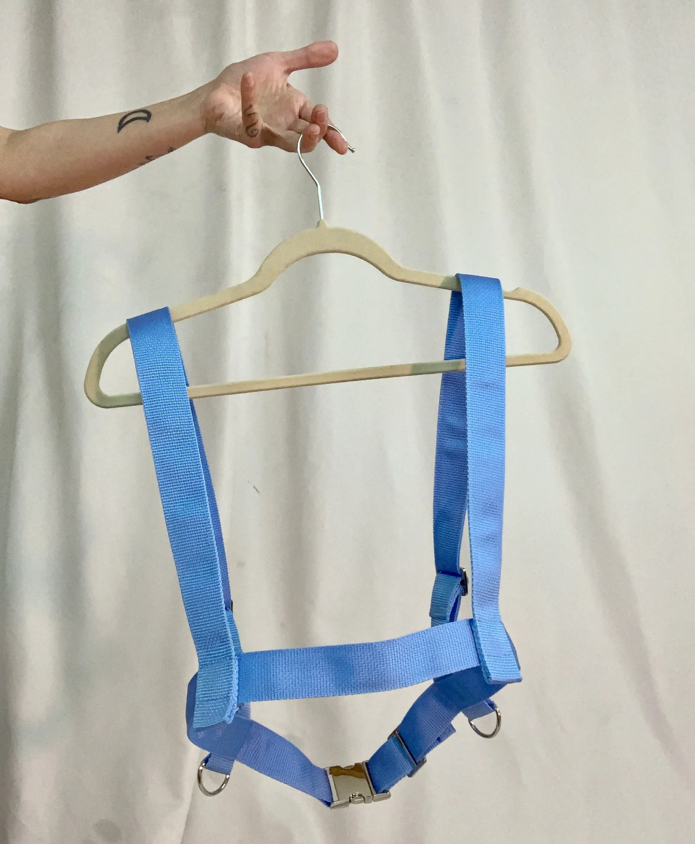 Kate cornflower blue utility harness