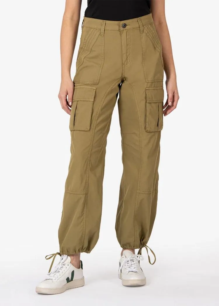 KUT Erika Mid Rise Utility Pants - Olive ***FINAL SALE***