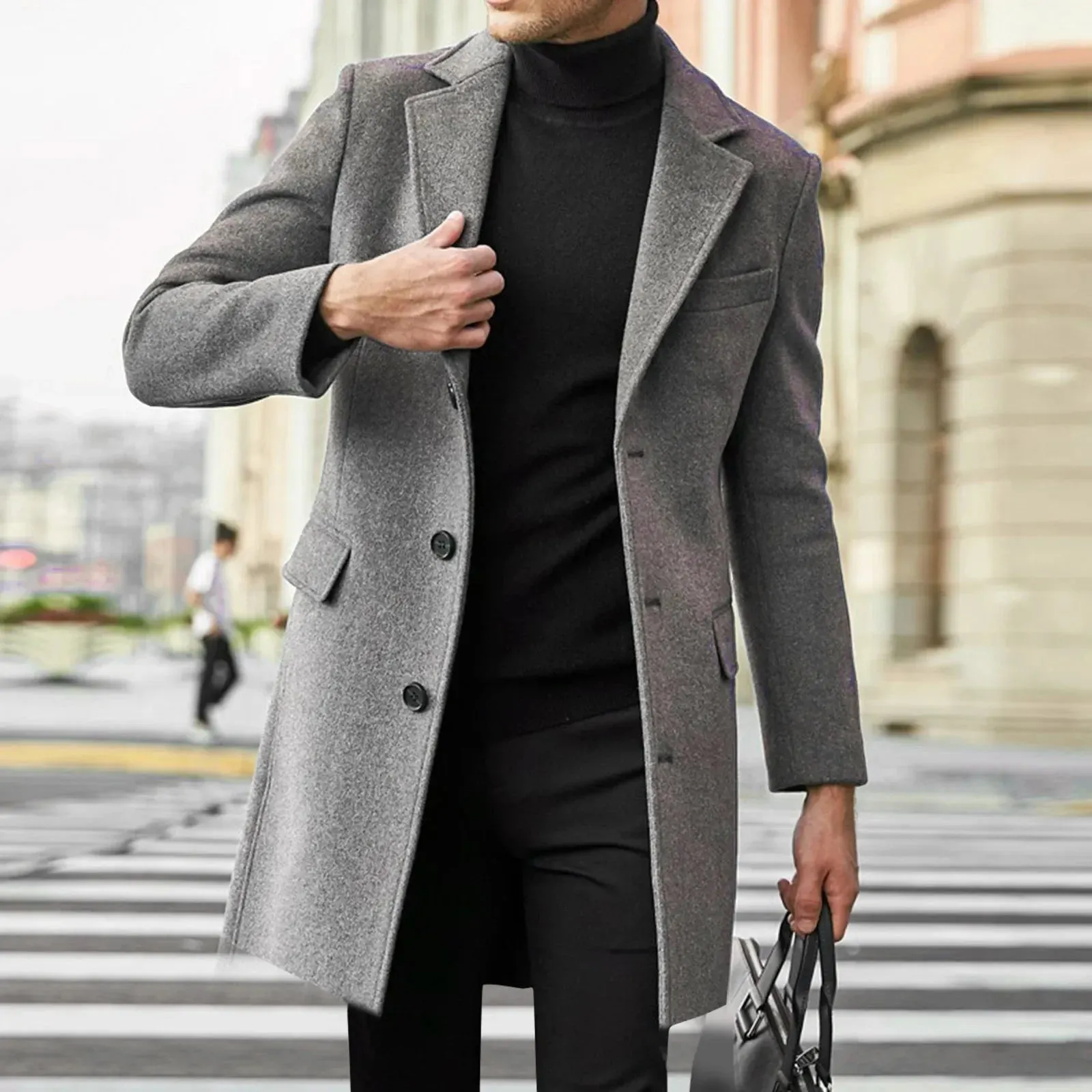 Landelle Torino Triple-Breasted Overcoat