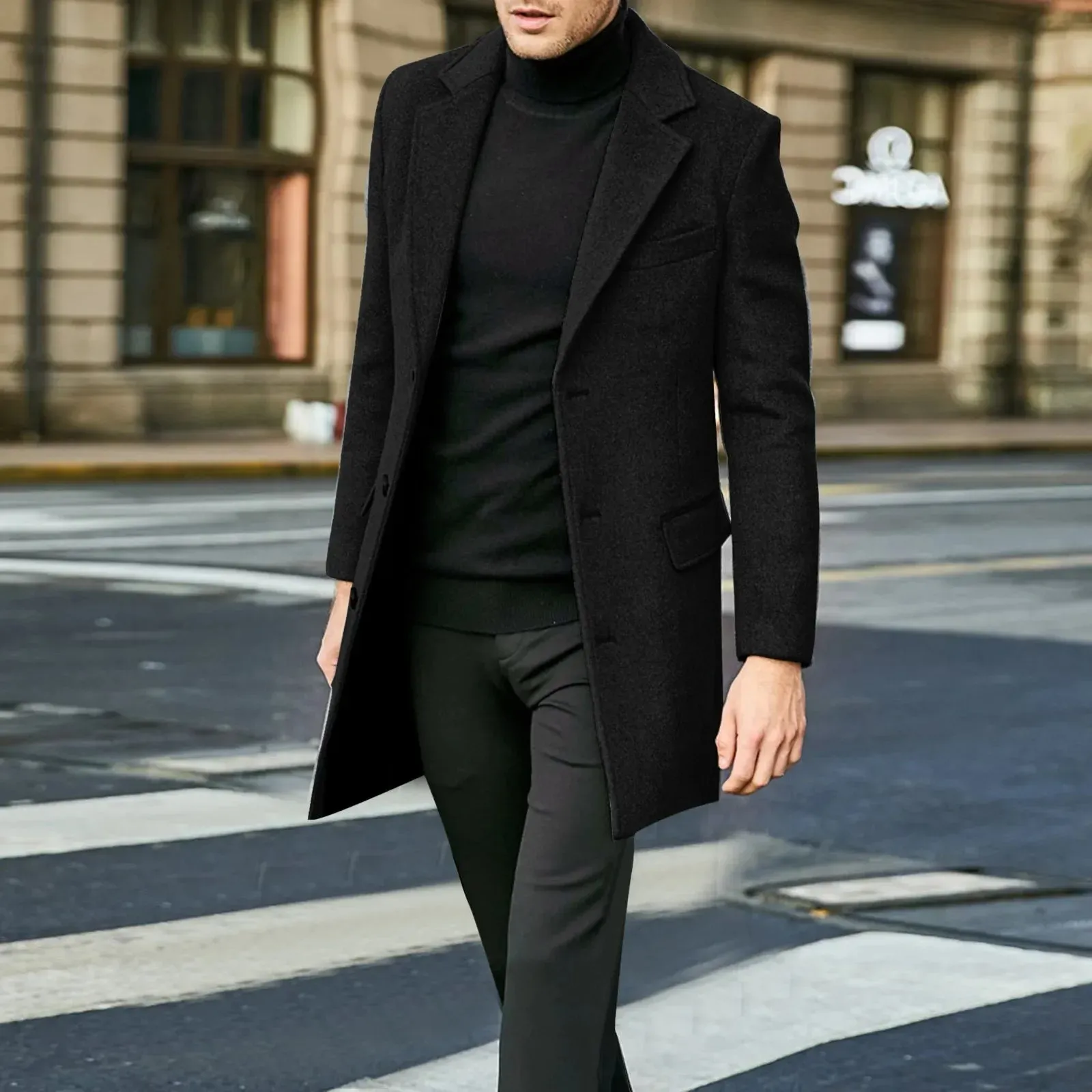 Landelle Torino Triple-Breasted Overcoat