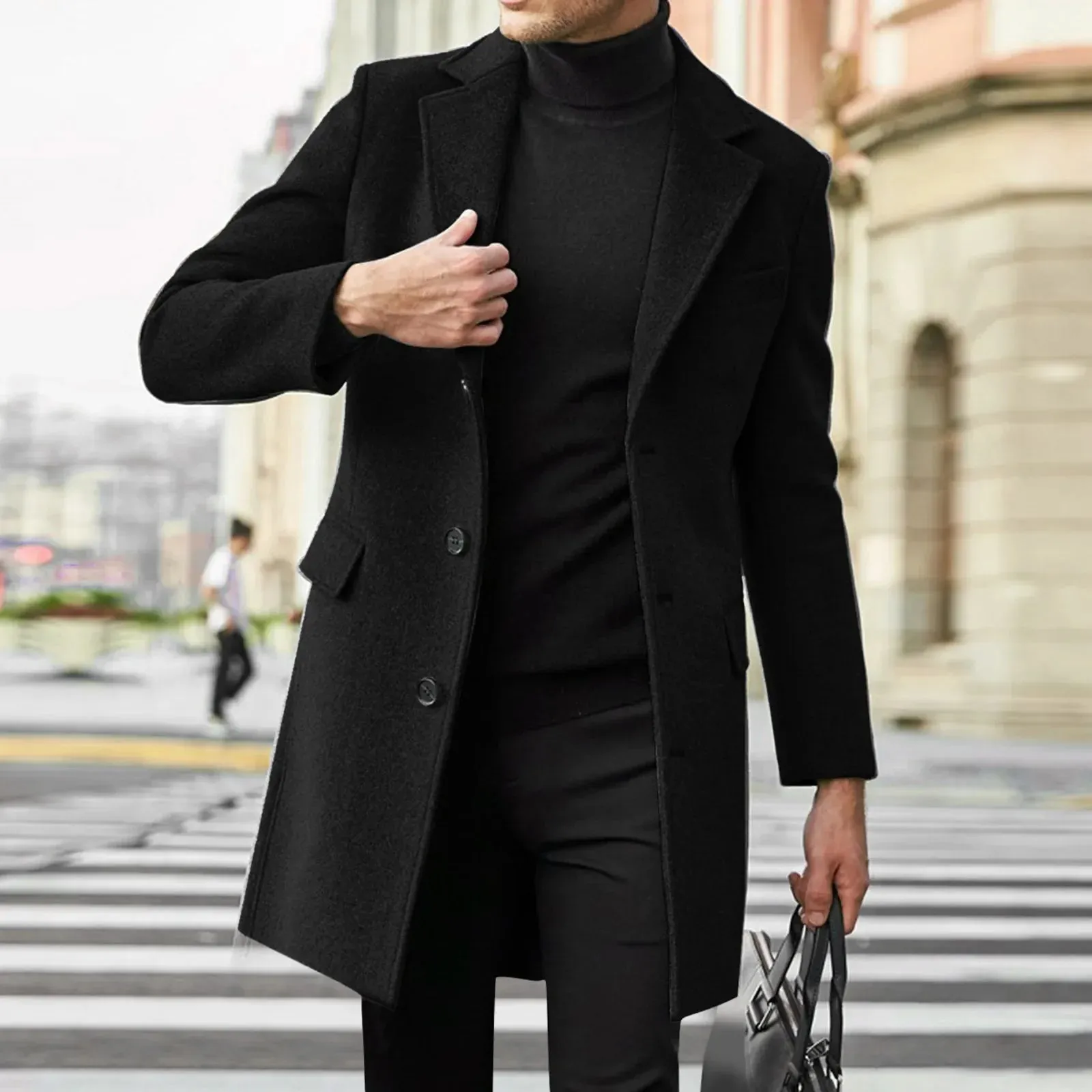 Landelle Torino Triple-Breasted Overcoat