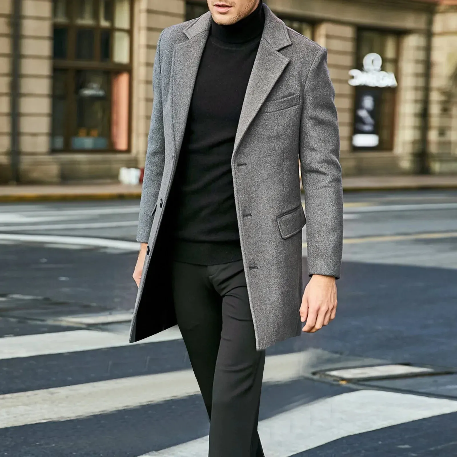 Landelle Torino Triple-Breasted Overcoat